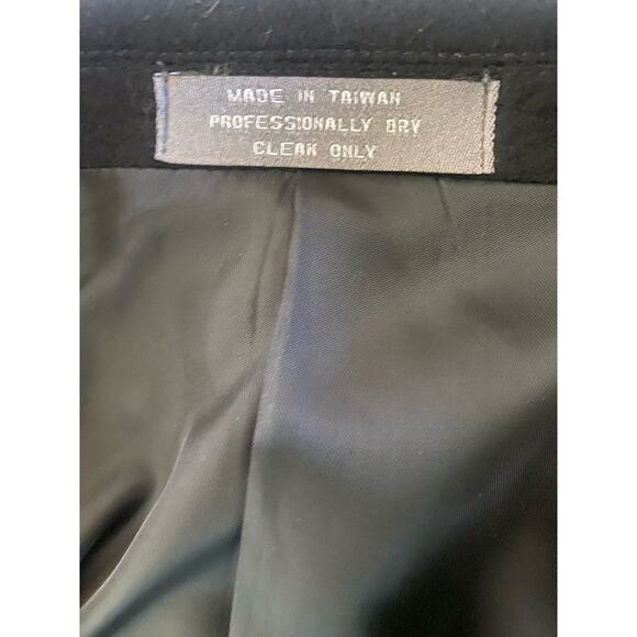 Blazer Mens Size 42L 100% Pure Camel Hair Black Today's Man Sports Coat 2 Button - Picture 14 of 15